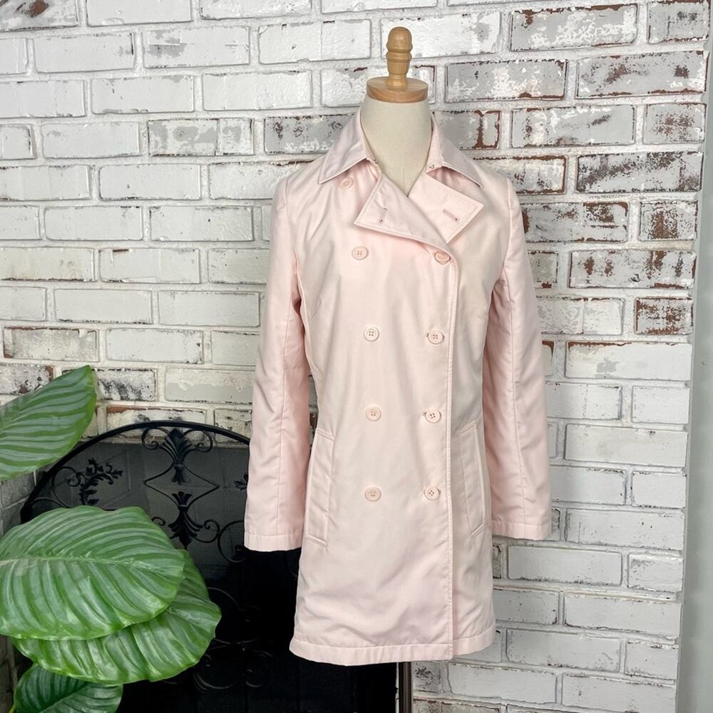 Vintage 90s For Joseph Pastel Pink Button Down Cotton Spring Summer Jacket S